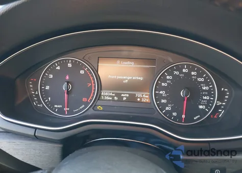 2017 Audi A4 2.0T Ultra Premium z USA, uszkodzony, nr VIN WAUGMAF43HA149802